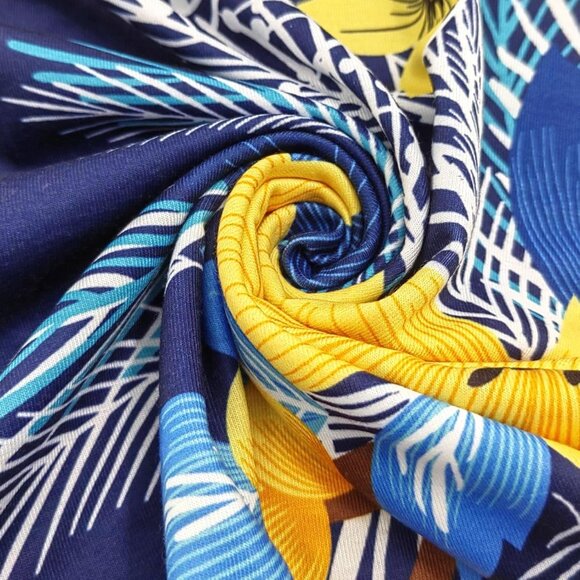 Halter Dress Women Summer Floral Print A-Line Hollow Out Breezy Casual - Picture 5 of 5